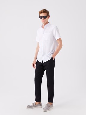 Slim Fit Erkek Chino Pantolon BEJ