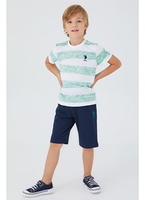  U.S. Polo Assn. Erkek Çocuk Bermuda Takım
