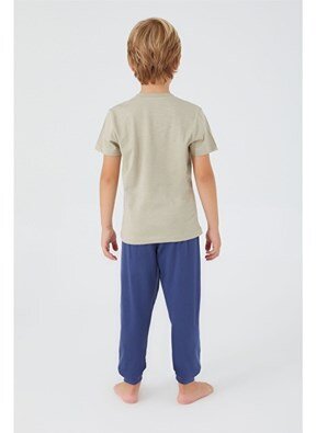 U.S. Polo Assn Erkek Çocuk Kısa Kol Pijama Takım