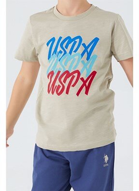 U.S. Polo Assn Erkek Çocuk Kısa Kol Pijama Takım