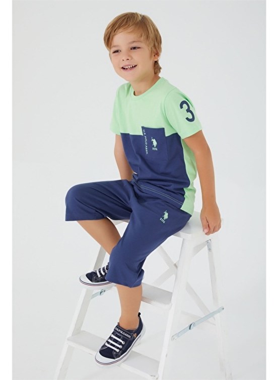 U.S. Polo Assn Erkek Çocuk Kapri Takım
