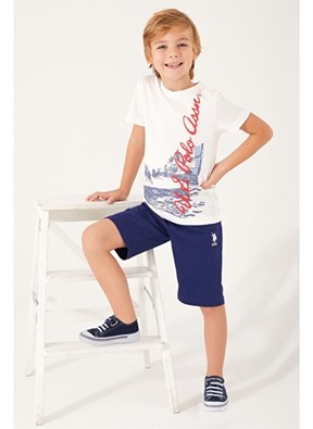 U.S. Polo Assn Erkek Çocuk Bermuda Takım
