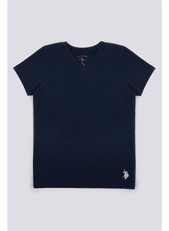  U.S. Polo Assn Erkek Çocuk V Yaka Fanila