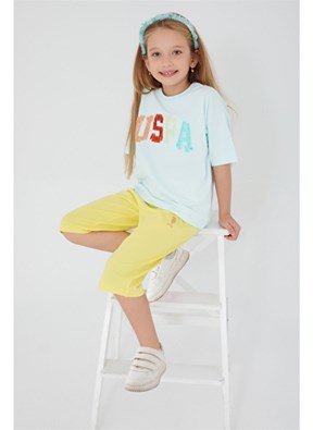  U.S. Polo Assn Kız Çocuk Kapri Takım
