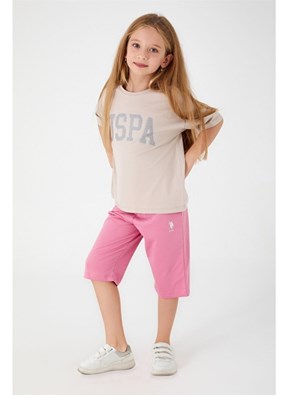 U.S. Polo Assn. Kız Çocuk Kapri Takım
