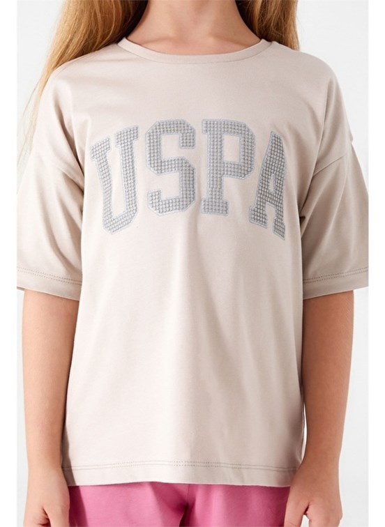 U.S. Polo Assn. Kız Çocuk Kapri Takım
