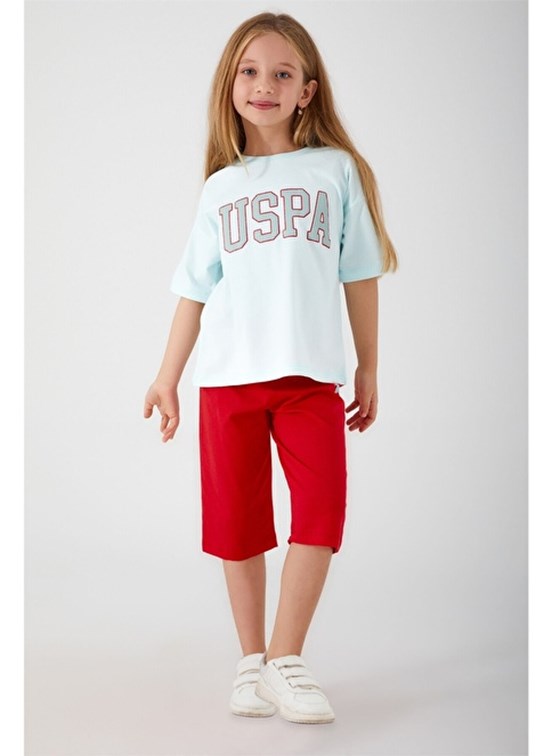 U.S. Polo Assn. Kız Çocuk Kapri Takım
