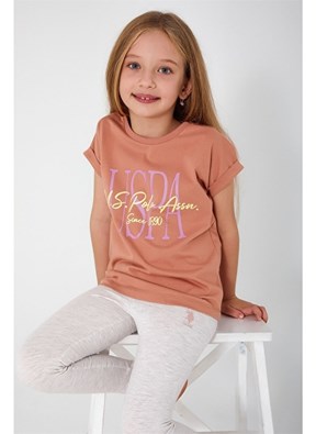 U.S. Polo Assn Kız Çocuk Tayt Takım

