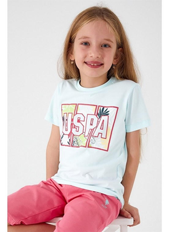 U.S. Polo Assn. Kız Çocuk Kapri Takım
