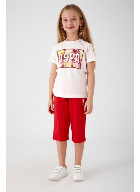 U.S. Polo Assn. Kız Çocuk Kapri Takım

