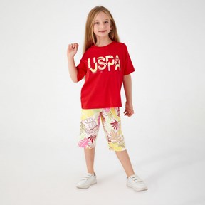 U.S. Polo Assn Kız Çocuk Kapri Takımı
