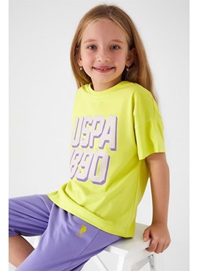 U.S. Polo Assn Kız Çocuk Kapri Takım
