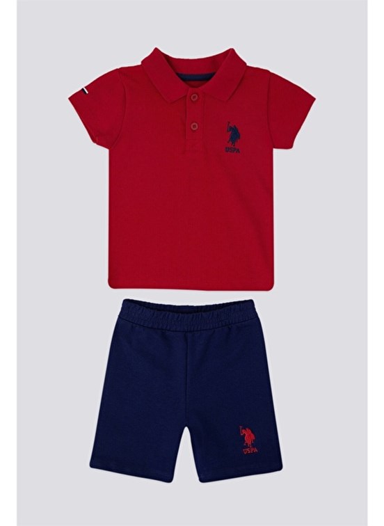 U.S. Polo Assn Erkek Çocuk Polo Yaka Tshirt Takım