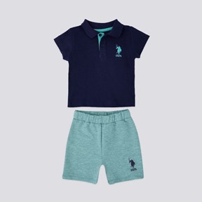  U.S. Polo Assn Erkek Çocuk Polo Yaka Tshirt Takım